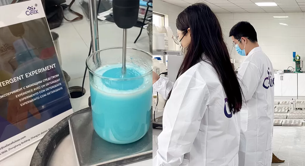 Celix Cellulose HPMC PM-Pro-75US ensuring crystal clarity and stability in liquid detergent formulas