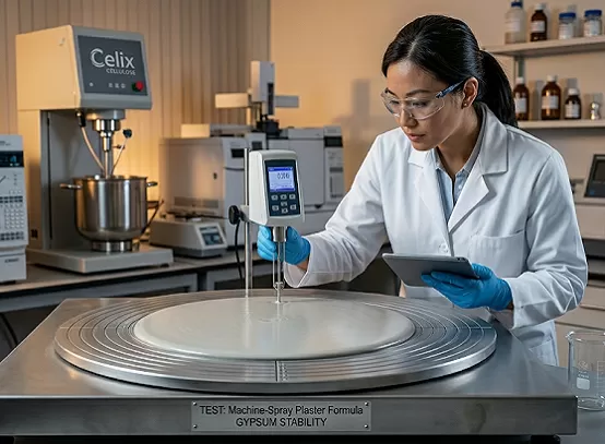 Mastering Machine Application: How Celix Cellulose Engineered HPMC for Gypsum Plaster Stability